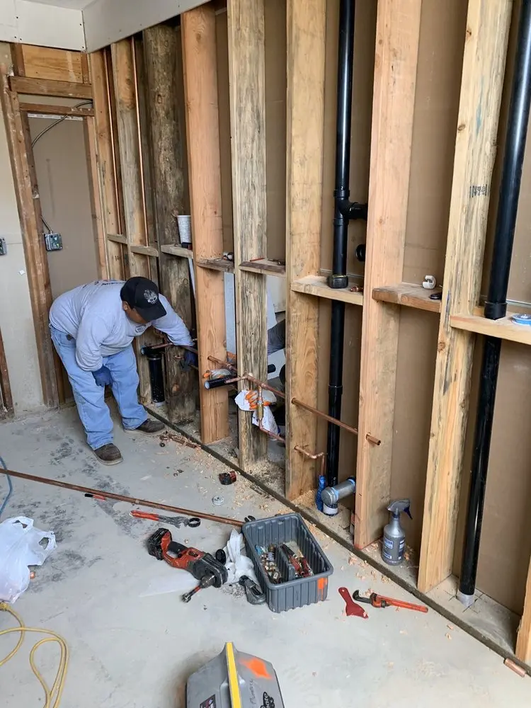 Commercial rough-in plumbing for Commercial Plumbing in Occoquan